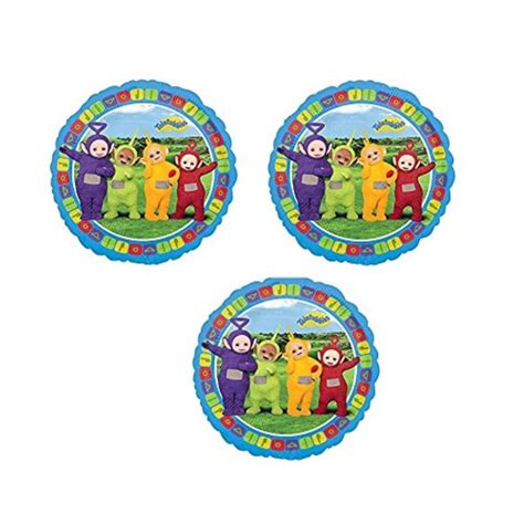 Teletubbies Party 18 Foil Mylar Balloons 3 Count