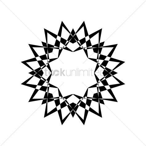 Geometrical Circular Design Vector Image 1478865 Stockunlimited