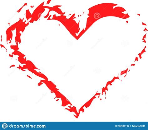 A Passionate Red Heart Icon Stock Vector Illustration Of Symbol