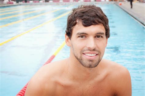 Male Athletes World Swimming USA Swimmer Ricky Berens Face