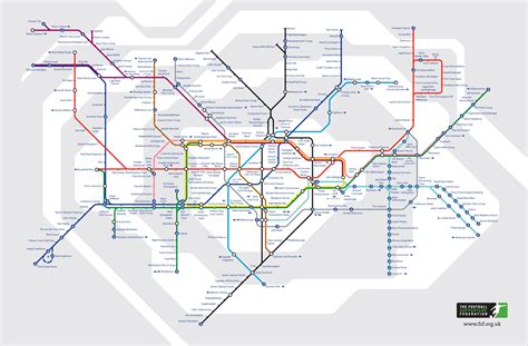 London Tube Map London Tube Map Decor London Undergro