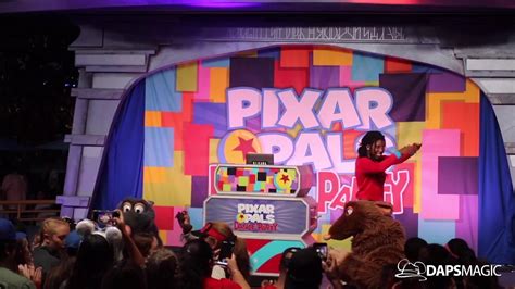 pixar pals dance party pixar fest tomorrowland terrace at disneyland youtube