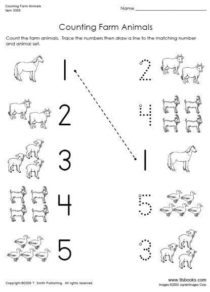Animal Math Worksheets | 99Worksheets