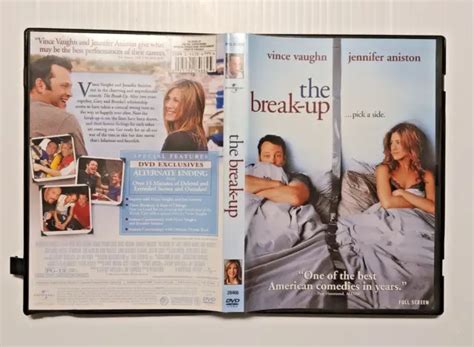 The Break Up Dvd 2006 Widescreen Edition Jennifer Aniston Vince