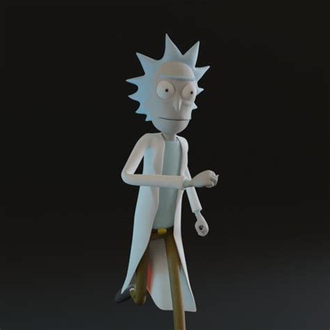 Rick And Morty Blender Modelle Zum Download Turbosquid