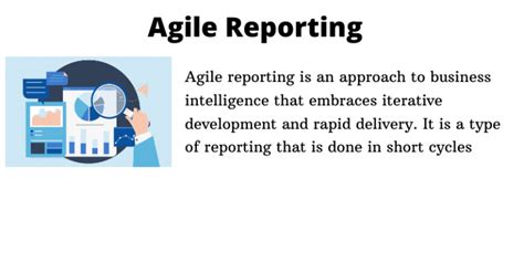 4 Types Of Reports In Agile Reporting Examples