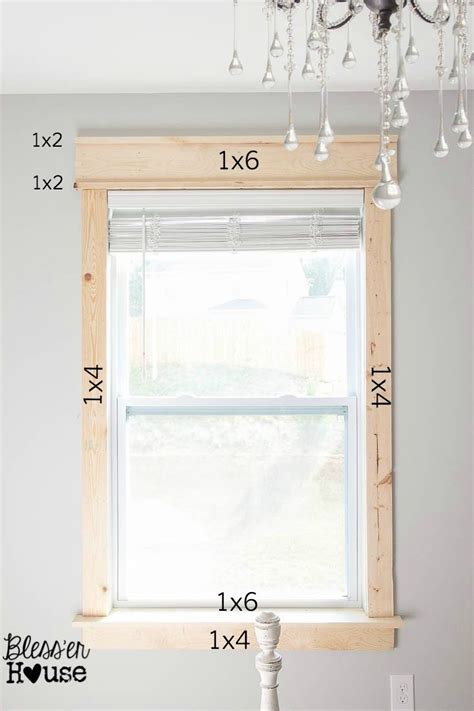 Using Similar Sized Window Door Baseboard Trim