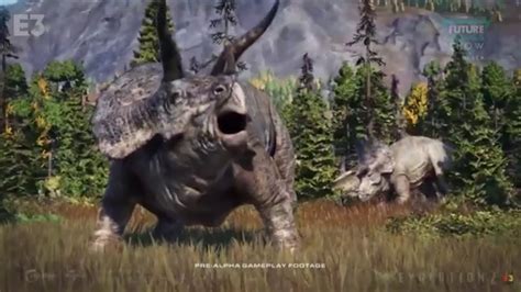 Jurassic World Evolution 2 Species Field Guide Triceratops Analysis Youtube