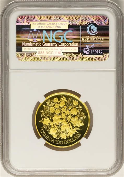 1977 Canada 100 Silver Jubilee Commemorative Gold Coin Pcgs Pf68 Ultra
