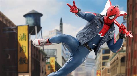 Check Out Hot Toys Spider Punk Action Figure From The New Spider Man Game — Geektyrant