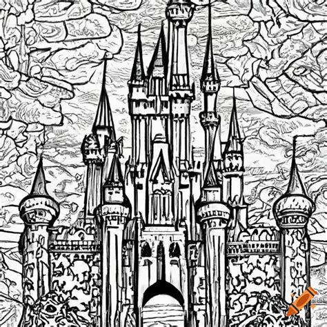 Disney Castle Coloring Page