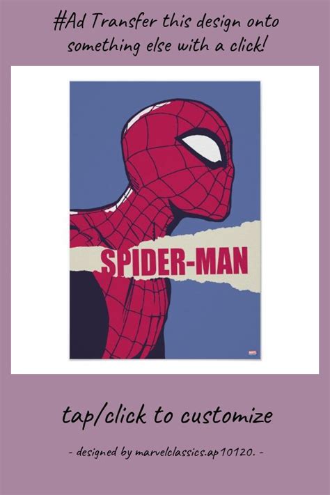 Spider Man Torn Page Name Graphic Poster Zazzle Graphic Poster
