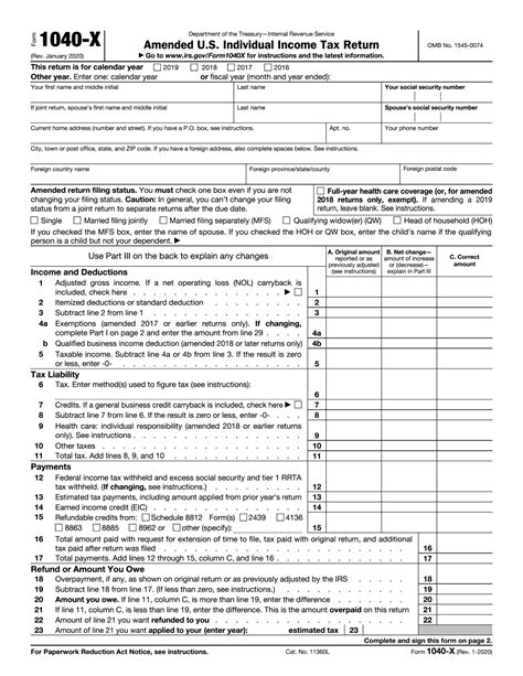 Irs Fillable Form 1040 Irs Form 1040 1040 Sr Schedule 1 Download