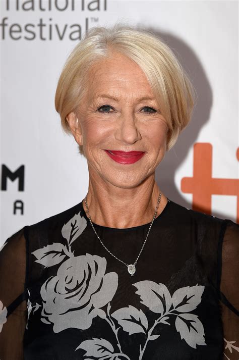 In an interview with the daily mail she said: Helen Mirren Style Lookbook | Short Hairstyle 2013