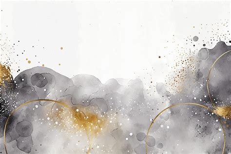 Premium Vector Abstract Watercolor Background With Gold Glitter