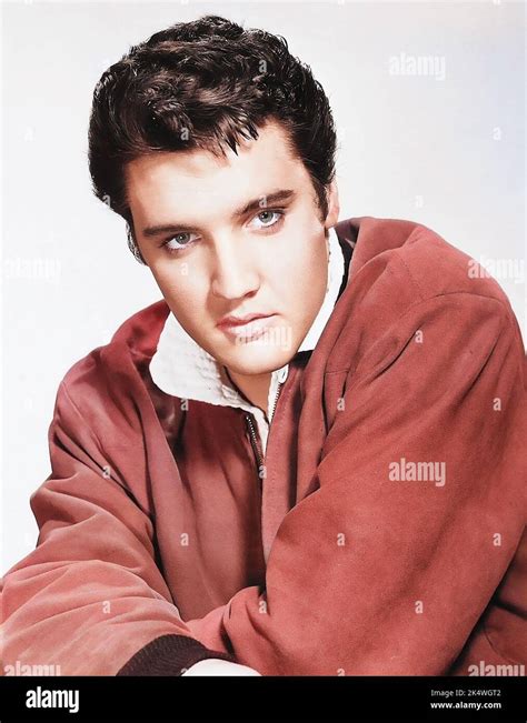 Portrait Of Elvis Presley Hi Res Stock Photography And Images Alamy