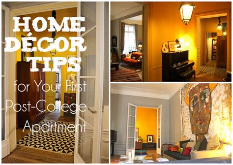 Diy home decor can bring so much more to your home that you probably had expected when you had originally how to have the best looking home on the block with these home decor tips. Home Décor Tips for Your First Post-College Apartment ...