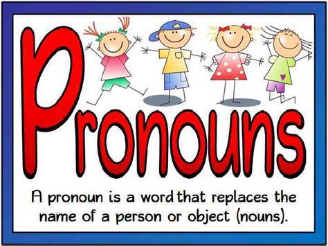 Personal Pronoun Possessive Pronouns Objective Pronouns