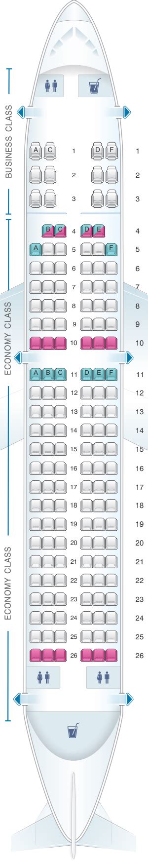Seat Map Air India Airbus A320 Twin Classic Seatmaestro 55 Off