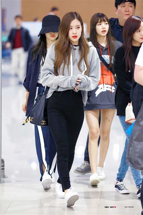 Blackpink Rose Airport Fashion 5 April 2018 Incheon 5