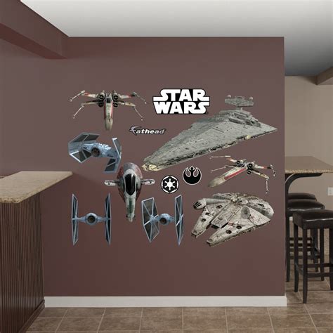 Fathead Star Wars Original Trilogy Spaceships Peel And Stick Wall Decal Wayfair
