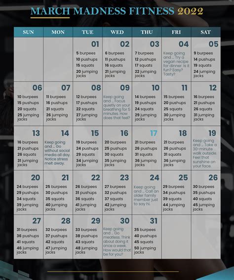 March Madness Calendar Full Circle Coaching