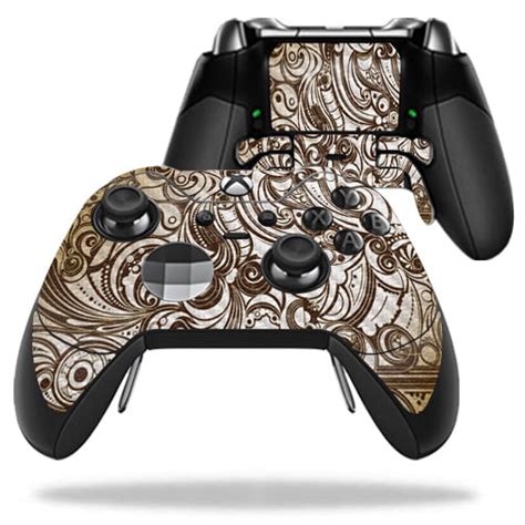 Abstract Skin For Microsoft Xbox One Elite Controller Protective Durable Textured Carbon