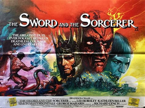 The Sword And The Sorcerer 1982 British Movie Poster