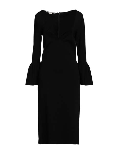 Stella Mccartney Midi Dresses In Black ModeSens