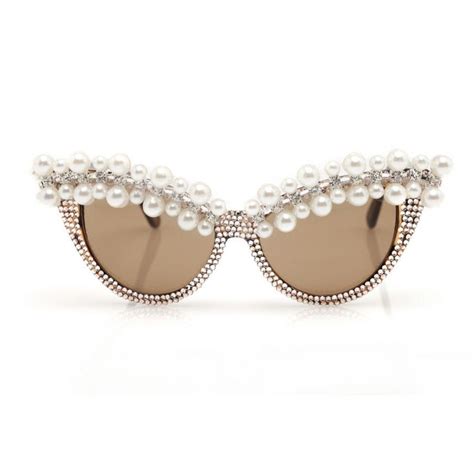 pearls sunglasses bling