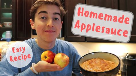 Homemade Applesauce ~ Easy Recipe Youtube
