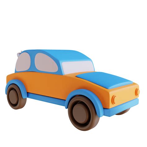 Free 3d Illustration Toy Car 14473877 Png With Transparent Background