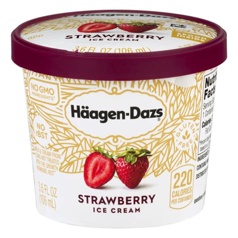Save On Haagen Dazs Ice Cream Strawberry Single Serve Order Online