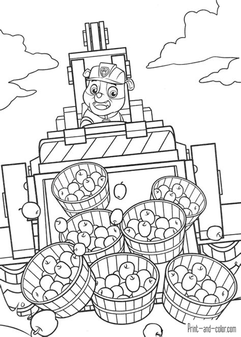 Paw patrol printable coloring pages. Paw Patrol coloring pages | Print and Color.com