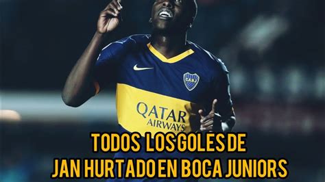 Todos Los Goles De Jan Hurtado En Boca Juniors Youtube