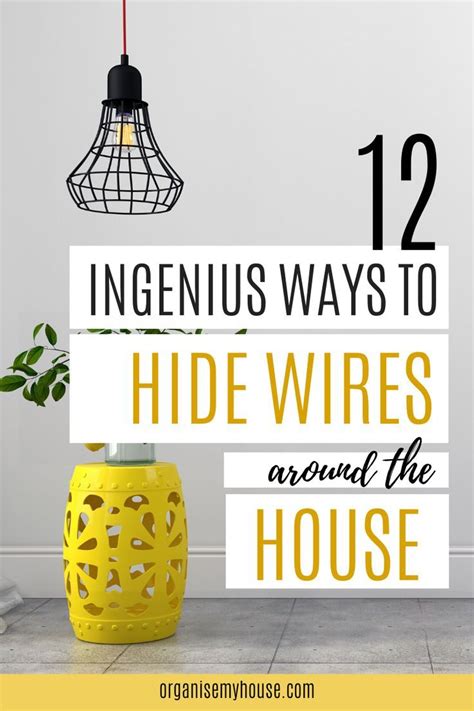 12 Genius And Stylish Ways To Hide Wires Around Your House Which