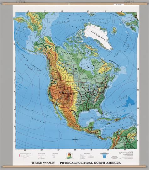 Blank Outline Physical Map Of North America Map Of World