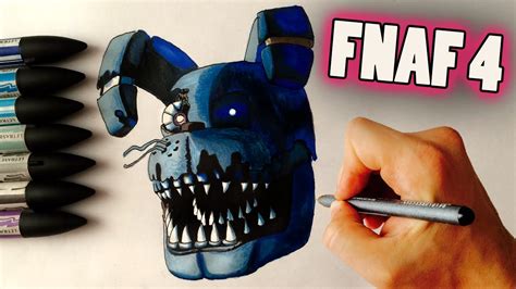 Nightmare Bonnie Fnaf How To Draw Youtube