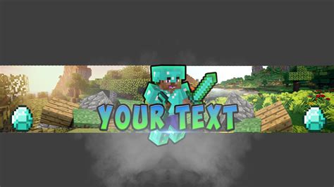 Minecraft Youtube Banner Template By Modzdoesgraphics On Deviantart