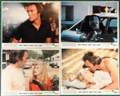 Any Which Way You Can Original Complete 8 Film Lobby Card Set Clint