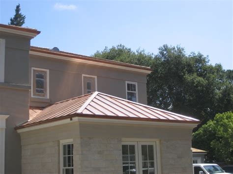 Copper Standing Seam Roof