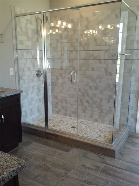 A wide variety of grey wood vein marble bathroom options are available to you, such as project solution capability, marble type, and design style. Master Bath- Weathered-Wood-look tile floor, gray subway ...