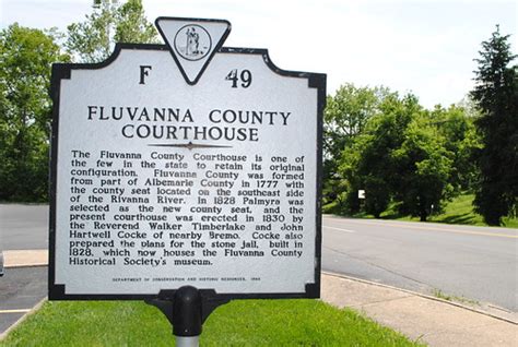 Fluvanna County Courthouse This Historic Marker Stands On Flickr