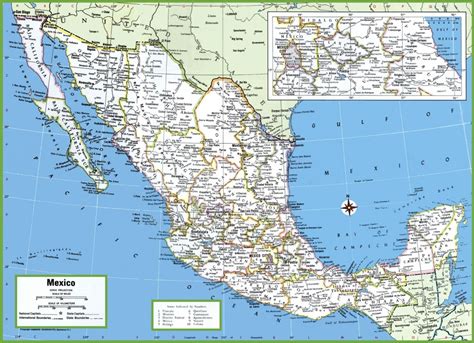 Map California And Mexico Topographic Map Of Usa With States