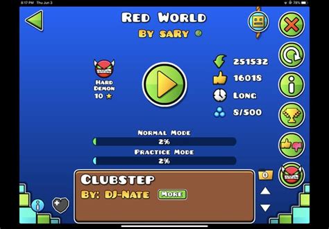 Red World Was Fixed And Rerated Rgeometrydash