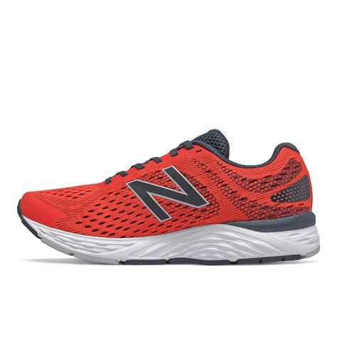 New Balance Synthetic 680 V6 Running Shoe In Red For Men Lyst