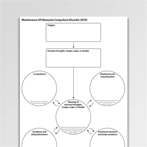 Obsessive Compulsive Disorder Ocd Worksheets Psychology Tools