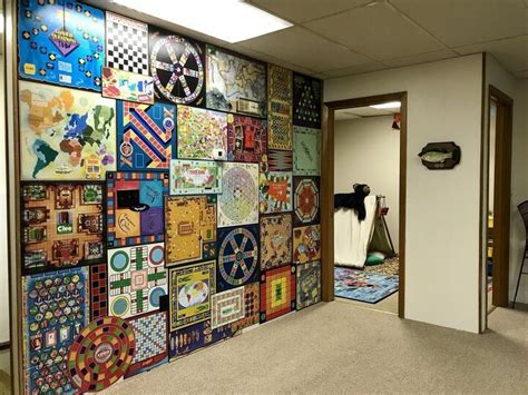 How To Make A Board Game Wall Art Accent Wall Gameroom Diy Gaming