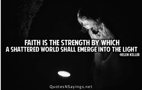 Quotes On Strength And Faith Quotesgram