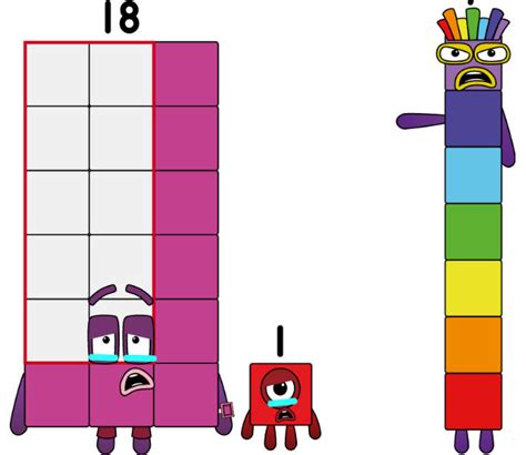 Numberblocks 18 And 1 Get Grounded By Michalnowak123 On Deviantart